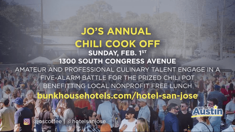 {p}Jo’s Annual Chili Cook Off{/p}