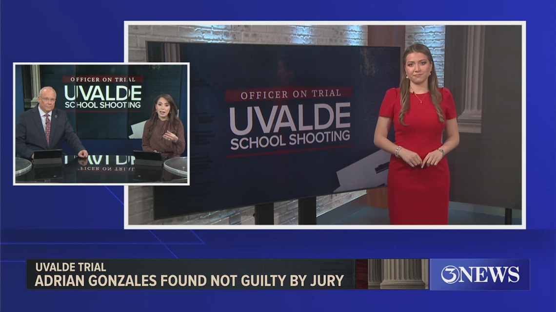 Families react as Nueces County jury finds former Uvalde officer Adrian Gonzalez not guilty