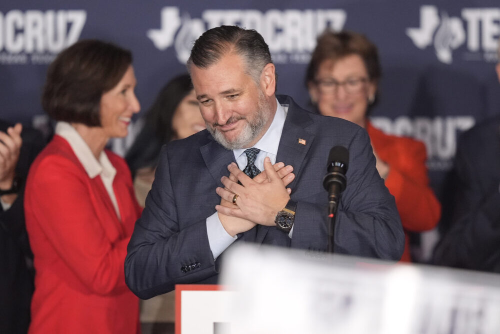 Ted Cruz on election day.