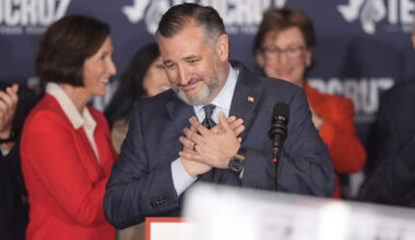 Ted Cruz on election day.