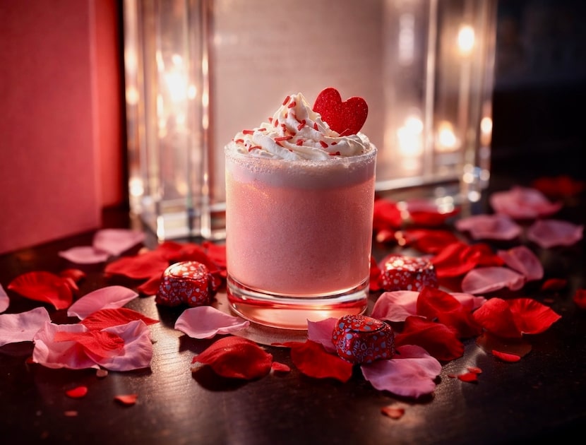 The Queen of Hearts cocktail at Bar Bourbon at Live! by Loews - Arlington blends Casamigos...