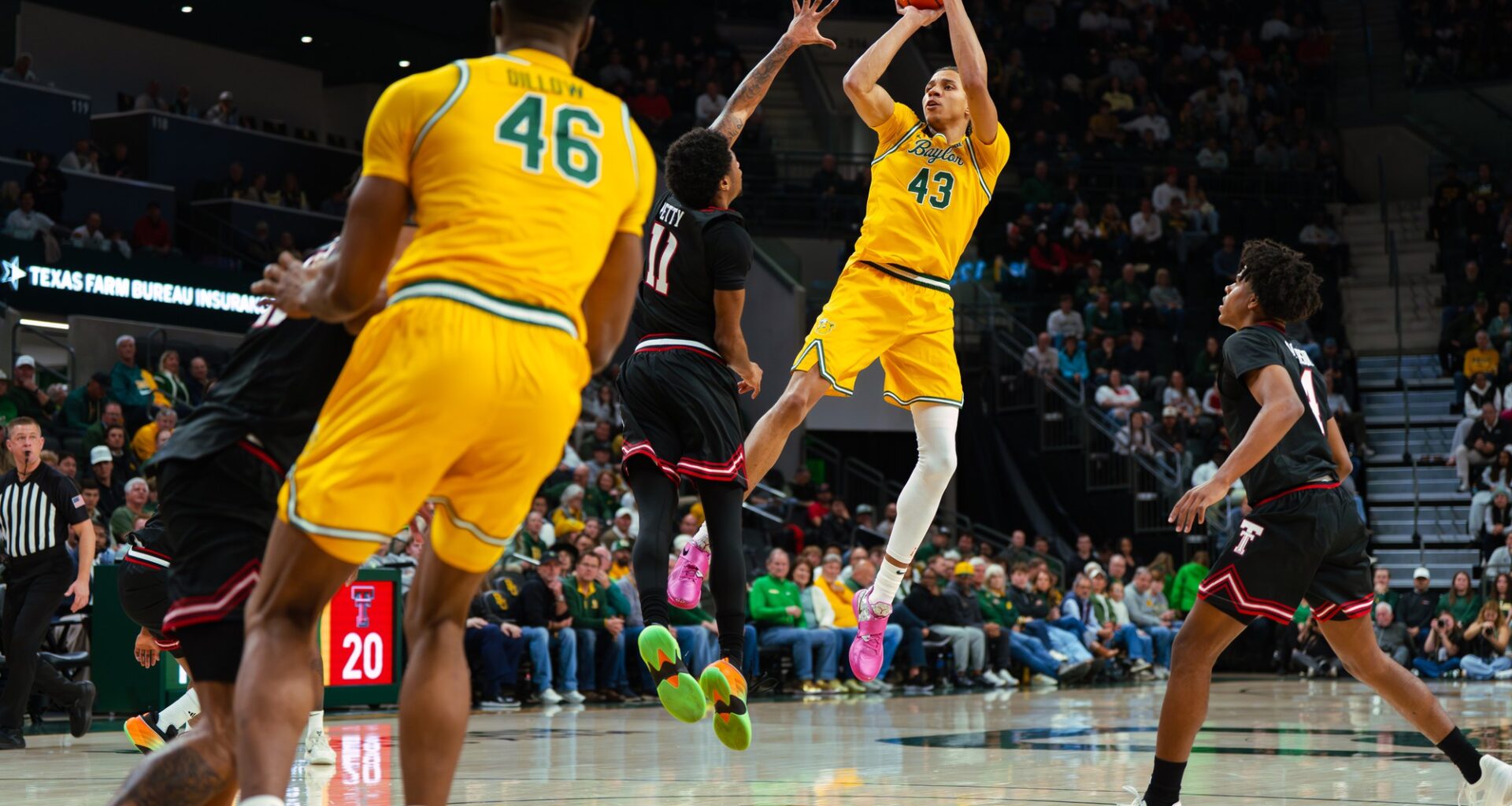 No. 12 Texas Tech rains 3-pointers on Bears in 92-73 drubbing