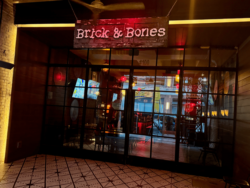 Brick and Bones new exterior