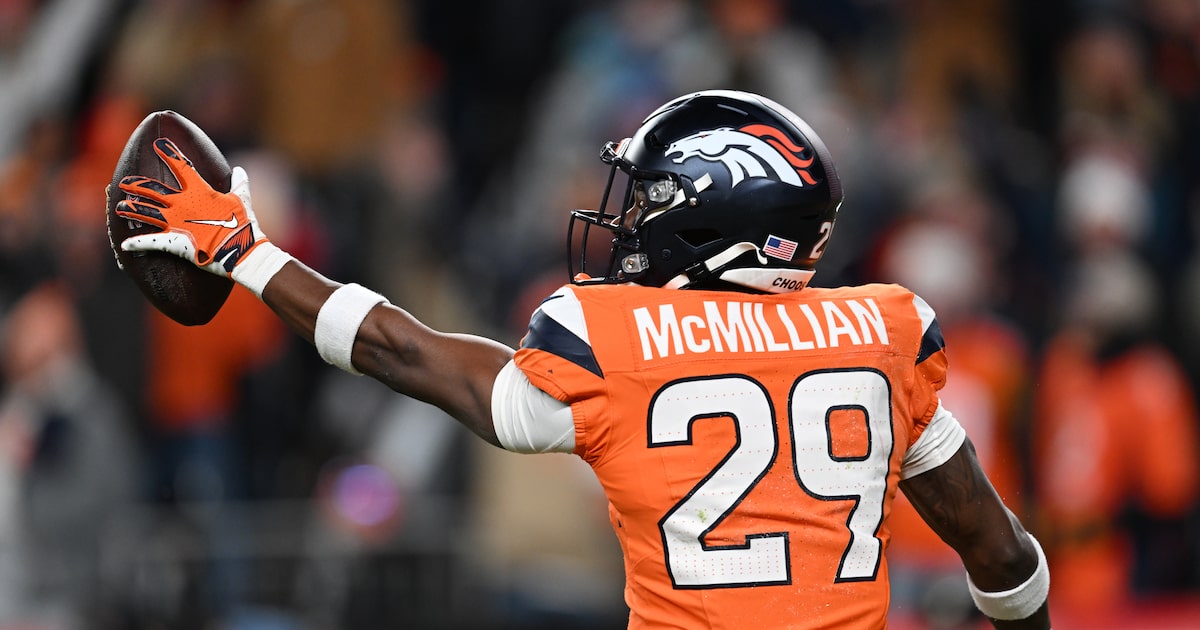 Broncos advance to AFC title game, beating Bills after McMillian’s INT in overtime