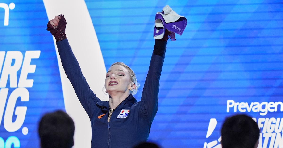 Plano’s Amber Glenn has record-setting Wednesday at U.S. Figure Skating Championships