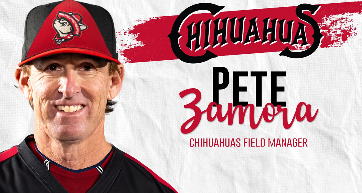 Pete Zamora to return as manager of the El Paso Chihuahuas