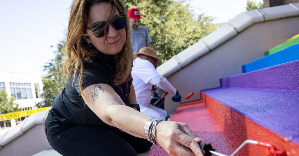 Dallas Landmark Commission to review rainbow-colored steps at Oak Lawn church