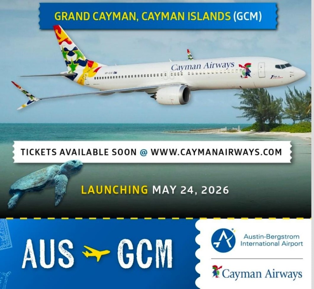 Cayman Airways Launches Seasonal Nonstop Flights from Austin to Grand Cayman, Boosting their Tourism Access and Regional Travel Growth
