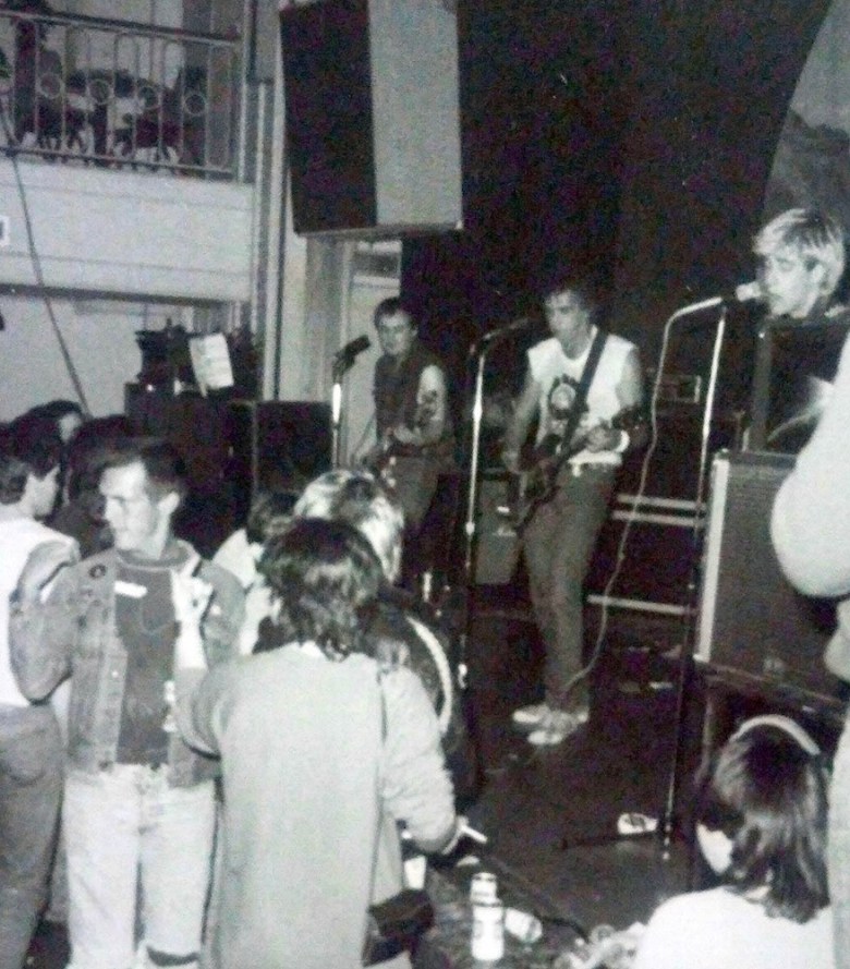 Legendary Canadian punk band D.O.A. performs at Villa Fontana.