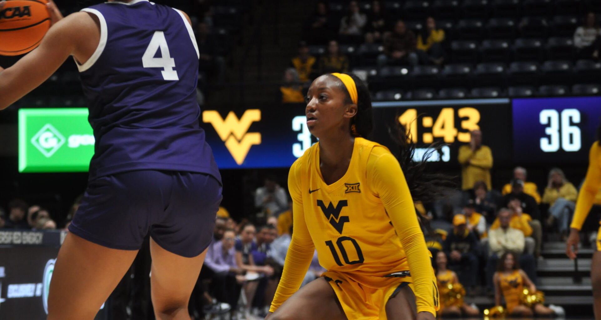 Suarez triple at buzzer sinks Mountaineers, sends No. 10 TCU to 51-50 victory