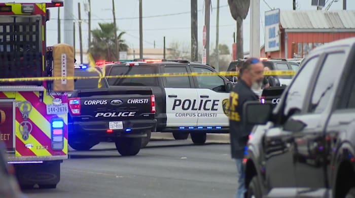 Two Corpus Christi officers shot, third injured while attempting to arrest homicide suspect, report says