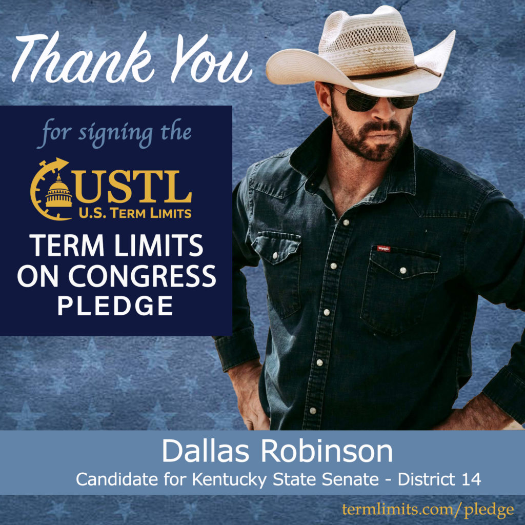Dallas Robinson Pledges to Support Congressional Term Limits