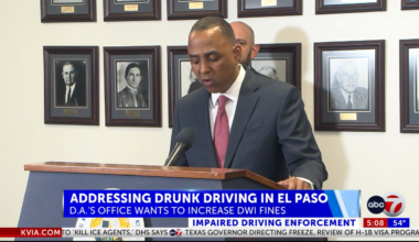 El Paso DA looking to increase DWI fines