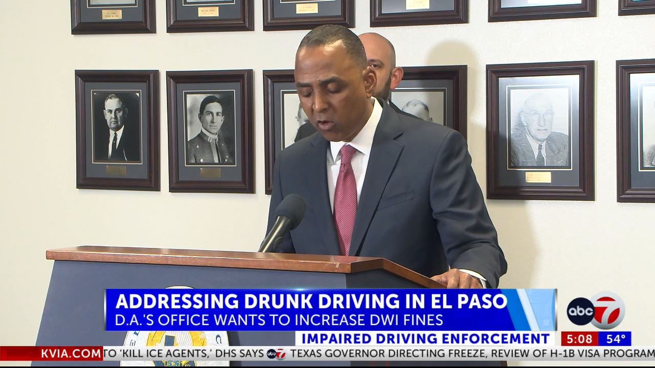 El Paso DA looking to increase DWI fines