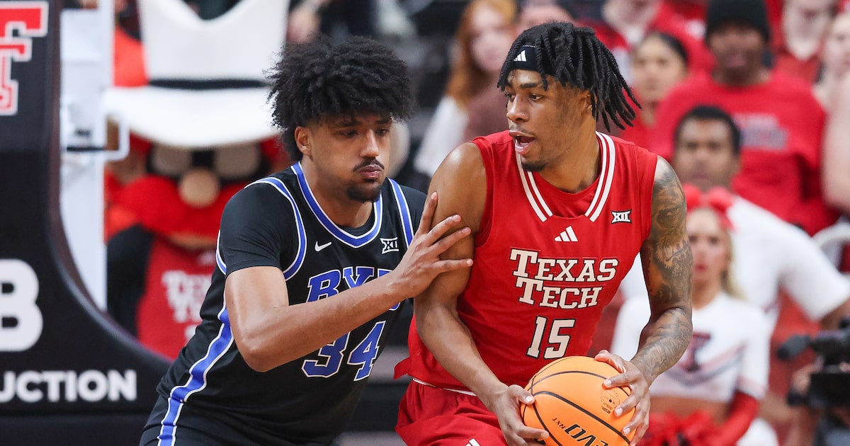 JT Toppin scores 27 points to lead No. 15 Texas Tech to victory over No. 11 BYU