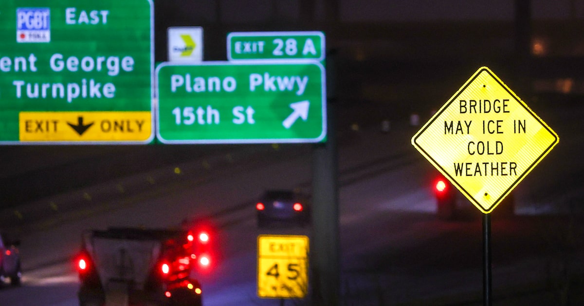 Weather officials warn North Texas drivers of black ice coming. Here’s what to know