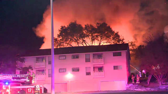 SAFD responding to fire at Northwest Side apartment building