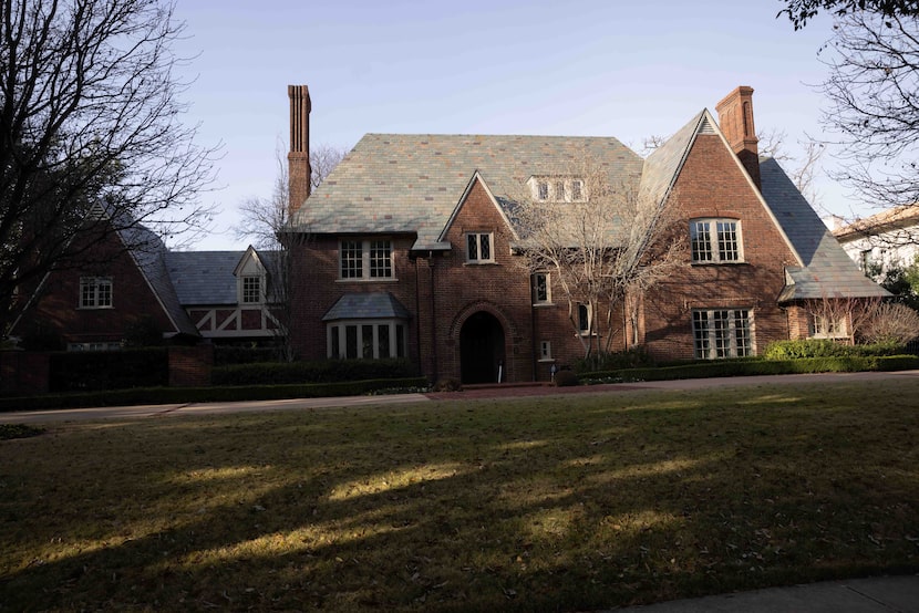 The home at 4209 Bordeaux Avenue in Highland Park on Thursday, Feb. 13, 2025. This home and...