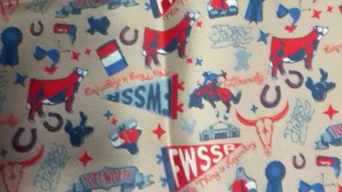 High schoolers design 2026 FWSSR scarf – NBC 5 Dallas-Fort Worth