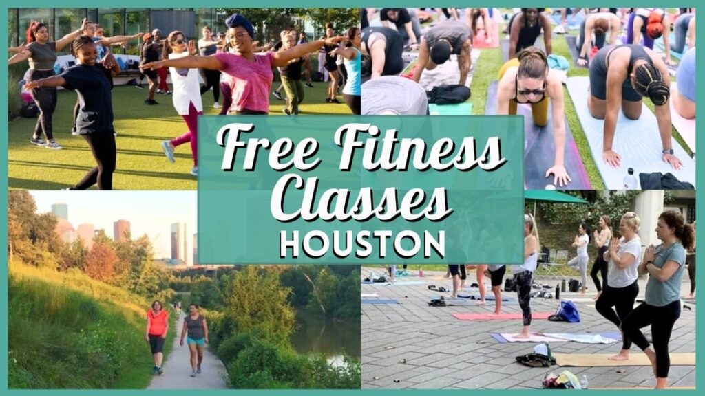 Free Fitness Classes Houston - Collage