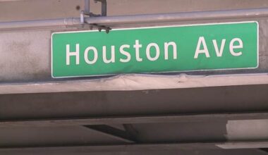 Houston Avenue Bridge hit by oversized vehicle for 2nd time in 2026, causing multiple lane closures
