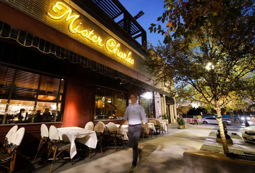 An exterior view of Mister Charles on Knox St. in Dallas, Nov. 12, 2024.