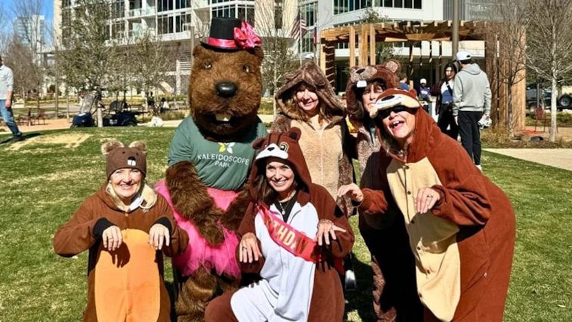 Frisco's Kaleidoscope Park will offer photo ops with Kaleidoscope Karla, its groundhog...