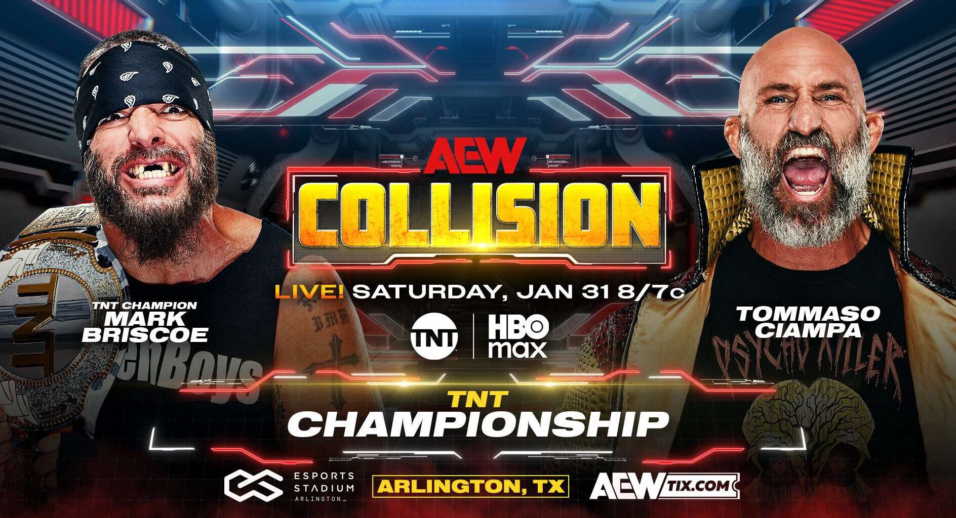 Tommaso Ciampa vs. Mark Briscoe booked for Saturday's AEW Collision, MJF to meet Brody King at next week's Dynamite - POST Wrestling