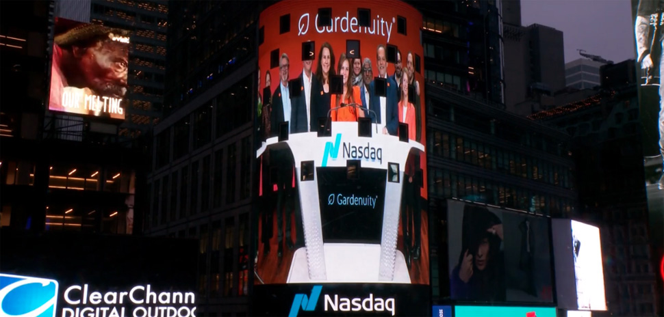 Gardenuity CEO and Co-Founder Rings Nasdaq Bell to Close Out Wellness Week » Dallas Innovates