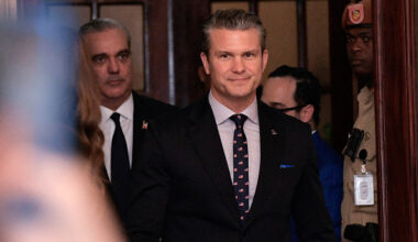 Hegseth, Cornyn stop by BAMC to see troops hurt during Maduro operation