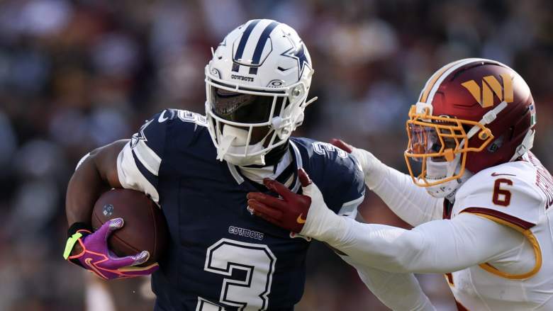 George Pickens #3 of the Dallas Cowboys