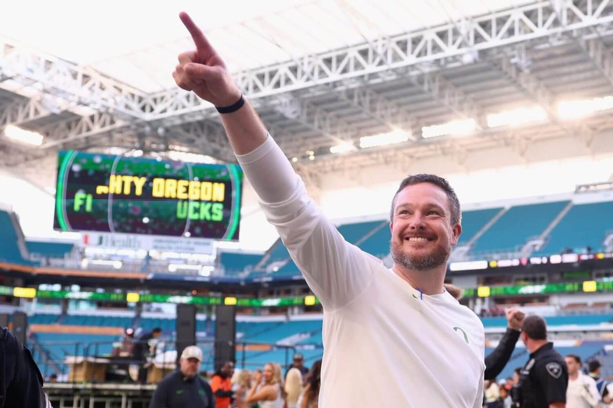 Dan Lanning says Oregon-Texas Tech should have been in Lubbock after Ducks’ Orange Bowl win