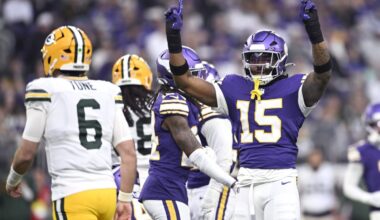 Vikings edge Dallas Turner finishes Year 2 in style, lays groundwork for promising future
