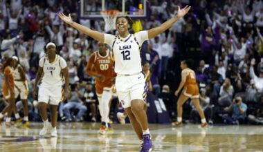 No. 12 LSU women hand No. 2 Texas first loss of season