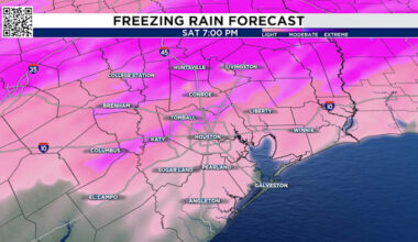 Houston faces rare ice threat this weekend