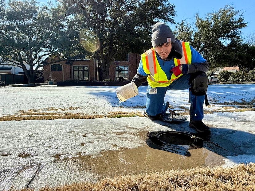 Luis Arredondo returned to work on the streets of Dallas after spending the first few days...