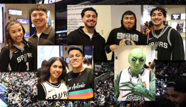 See who was at the Spurs/Bucks game last night at the Frost Bank Center
