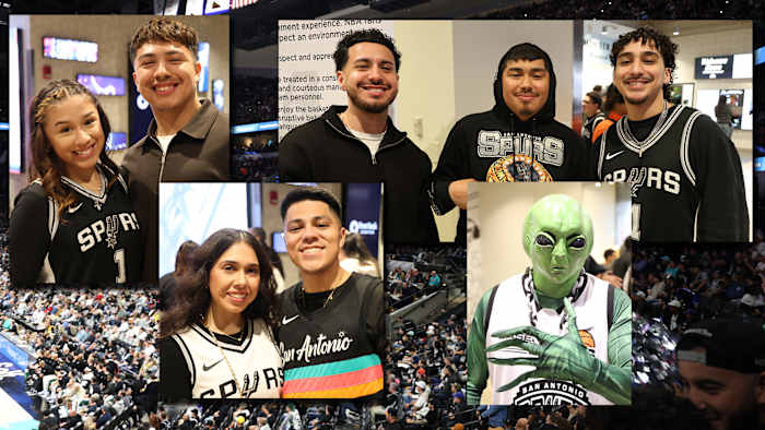 See who was at the Spurs/Bucks game last night at the Frost Bank Center
