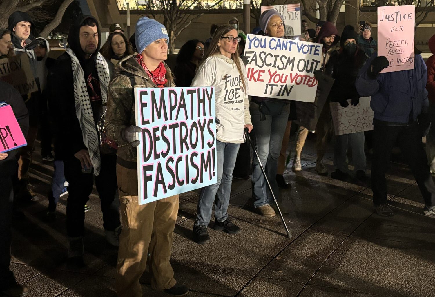 Dallas Protesters Rally Against ICE Operations at City Hall