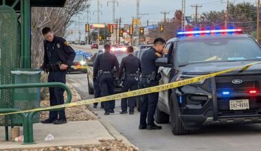 Man hospitalized; alleged shooter detained after shooting near North Side bus stop, SAPD says