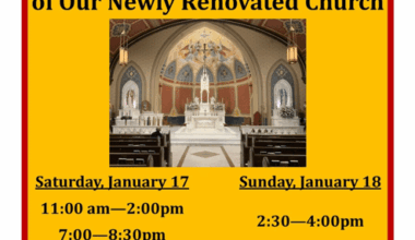 Corpus Christi Catholic Church Announces Open House for Newly Renovated Church