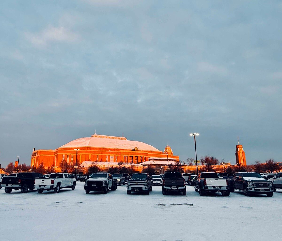 Family Braves Cold at Fort Worth Stock Show and Rodeo