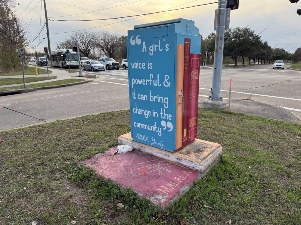 Malala Yousafzai mini mural