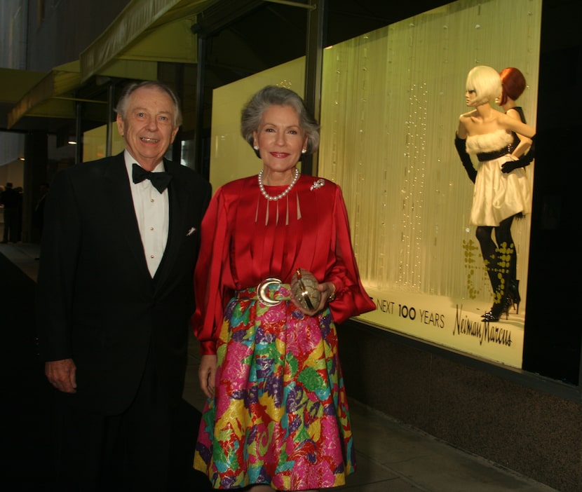 Bill Custard and Linda Custard in 2007 attending an event at Neiman Marcus downtown for "A...