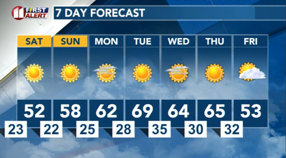 7 Day Forecast