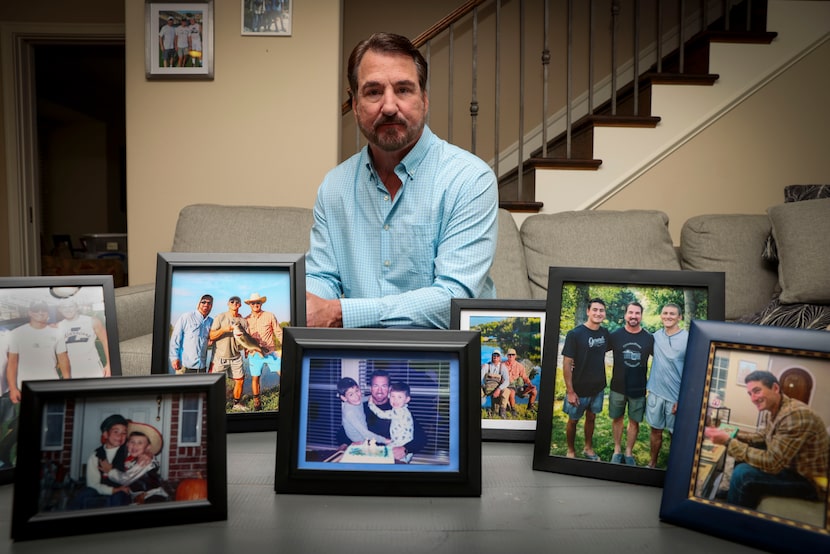 Former Dallas Cowboys quarterback and CBS 11 sports anchor Babe Laufenberg, poses for a...