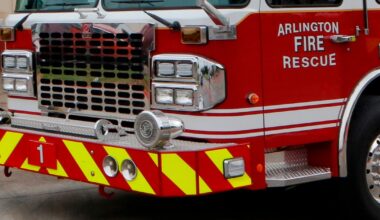 Three-alarm fire called at former Carter Junior High School in Arlington