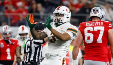 Miami beats defending national champion Ohio State in Cotton Bowl at AT&T Stadium
