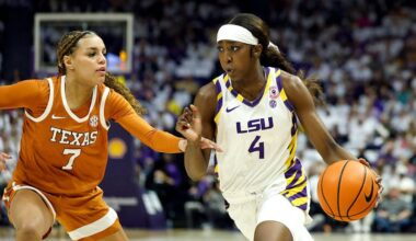 LSU hands Texas its first loss of the season; Iowa State drops third straight