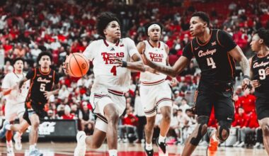 Tech men roll in Big 12 opener